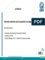 Genomic Selection and Its Potential