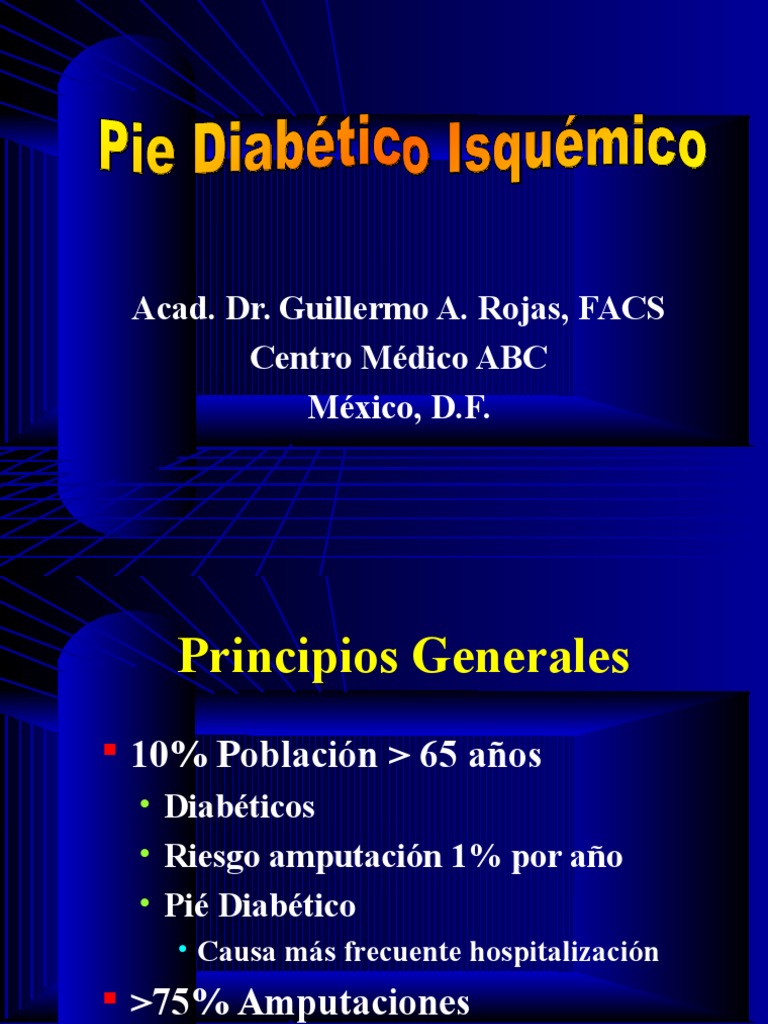 Pie Diabetico Isquemico Acad 2007 PDF Diabetes mellitus Angiología