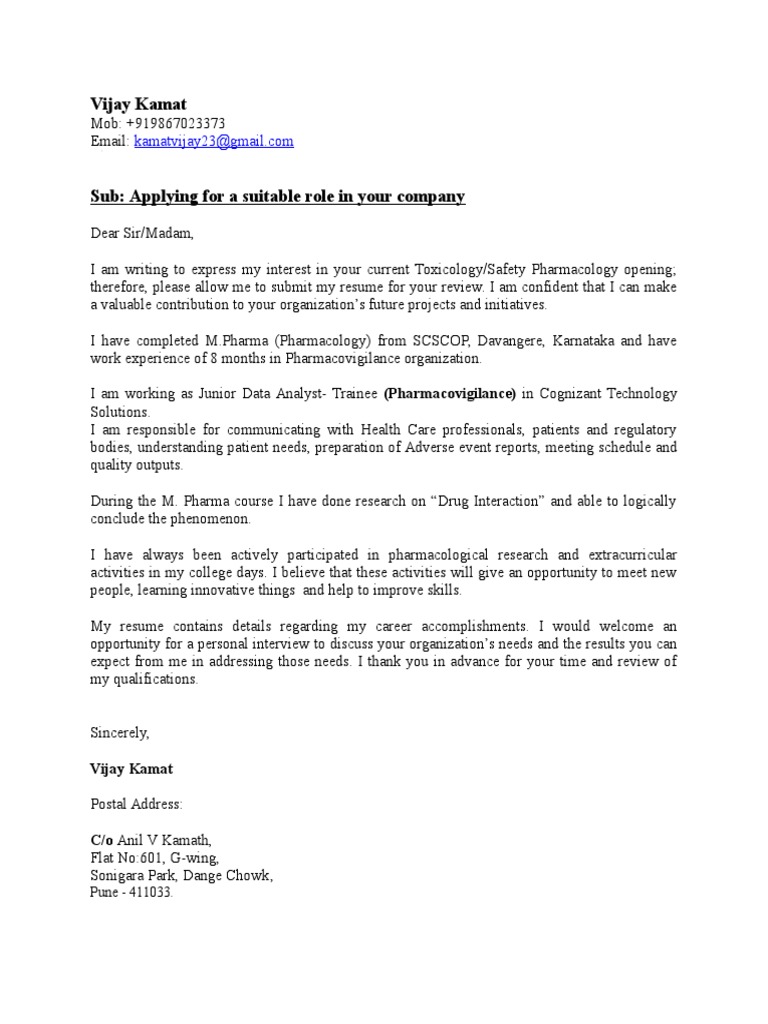 Seeking a Suitable Role in Toxicology Safety - 1703835289