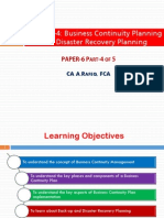 Chapter-4: Business Continuity Planning and Disaster Recovery Planning