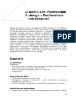 Defisiensi Kompleks Protrombin Didapat Dengan Perdarahan Intrakranial