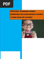 Proposal Pendirian Kursus Bahasa Inggris