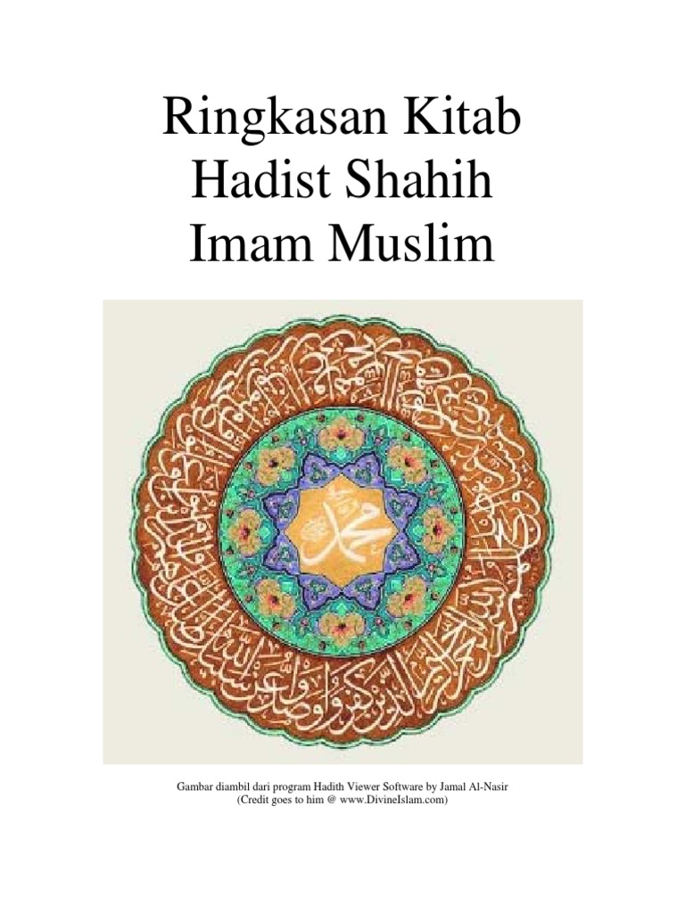 EBOOK Ringkasan Kitab Hadist Shahih Imam Muslimpdf EBOOK Ringkasan Kitab Hadist Shahih Imam Muslimpdf