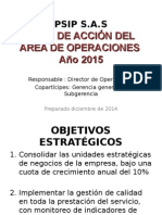 Plan de Acción Operaciones Psip 2015