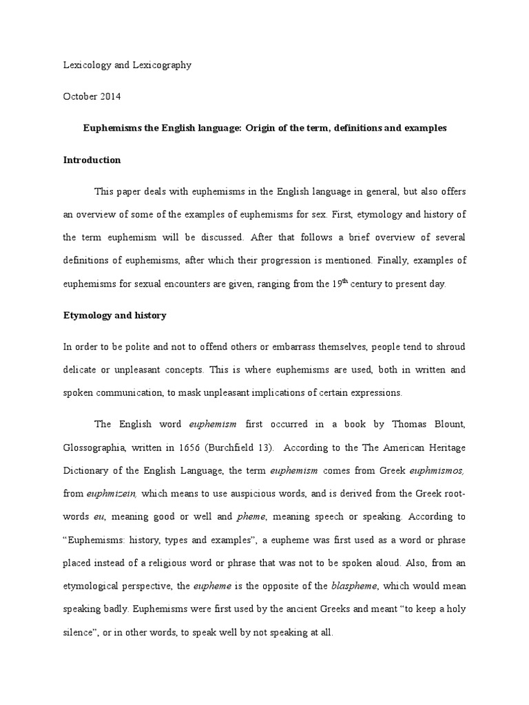 Funny euphemisms picture