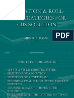 Migration & Rollout Strategies for Cbs Solution