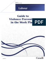 Workplace - Guide Canada Workplace Violence PDF