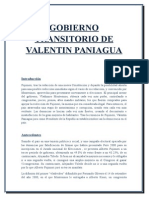 Gobierno Transitorio Valentin Paniagua
