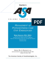 Management of Postanesthesia Care Unit Emergencies
