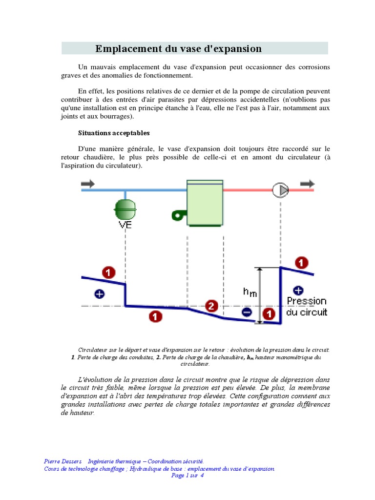 30 10 07emplacement Du Vase D Expansion PDF PDF Chaudière Pression — free download