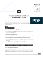 31_Water Conservation at Different Levels