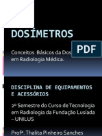 Dosc3admetros Conceitos Bc3a1sicos Da Dosimetria em Radiologia Mc3a9dica