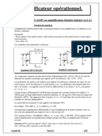 L' Amplificateur Opérationnel PDF
