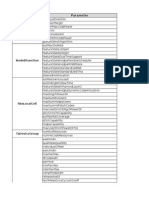 3G Parameters