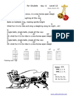Uke - L.12. Jingle Bells in G - G, D7, C, A7 CCT PDF