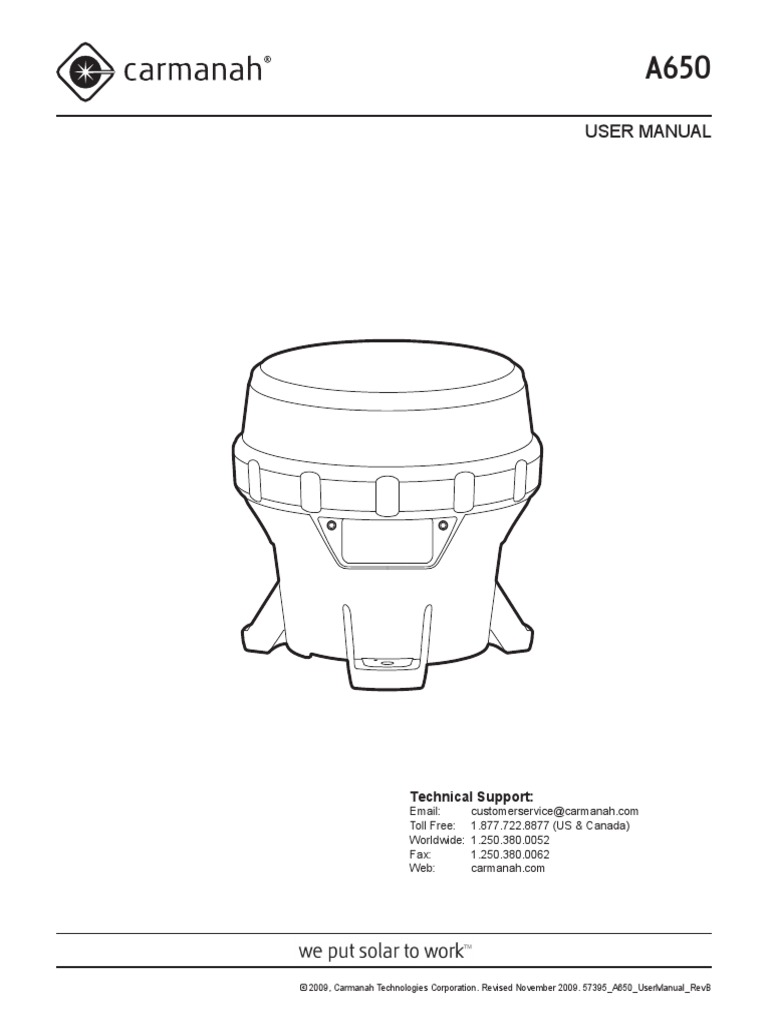 A650_UserManual | Battery Charger | Battery (Electricity)