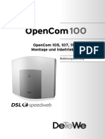 OpenCom 105 120 Install De