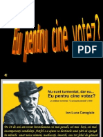 EU CUM SA VOTEZ