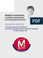 Decalog Politic Monica Macovei