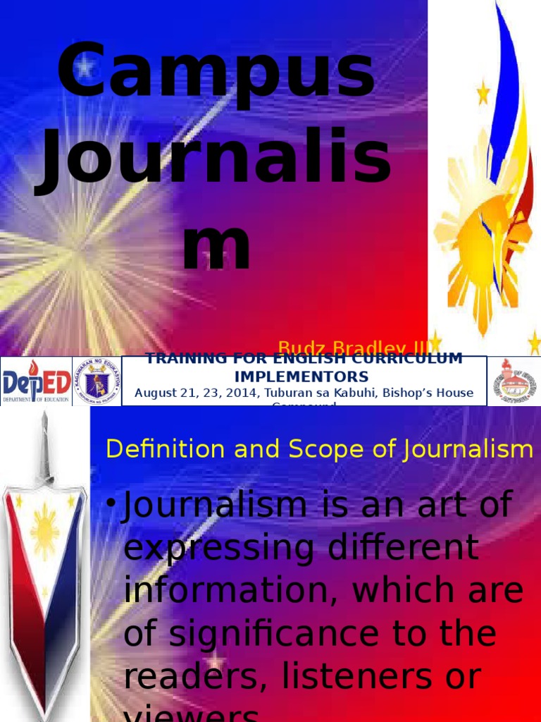 research study about campus journalism