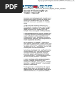 JN -  Escolas deveriam adoptar um 'modelo relacional'