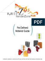 FormZ RZ - Predefined Material Guide