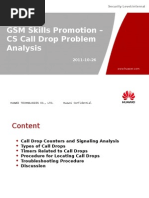 GSM&UMTS Training Course 5-GSM CS Call Drop Problem Analysis 20111130-A-V1.0