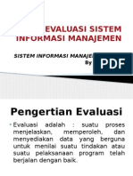 Evaluasi Sistem Informasi Manajemen Slide Pertemuan Ke 6