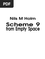 Scheme 9 From Empty Space