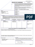 Certificate of Coverage CSAC Excess Insurance Authority