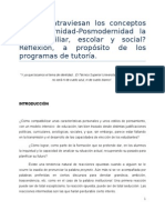 Ensayo para Un Seminario de Modernidad-Posmodernidad y Educación