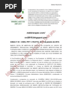 Edital Nº 55 - CAEE, PRT 1.119.0712, de 11 de Janeiro de 2014.