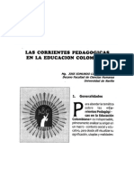 Corrientes pedagógicas en Colombia, mejorando la educación 