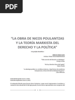 Gilberto Tobón Sanin, 2011, La Obra de Nicos Poultantzas y La Teoría Marxista Del Derecho y La Política