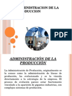 Administracion de La Produccion