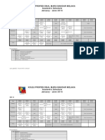 KPMBM Academic Schedule Jan-June 2015