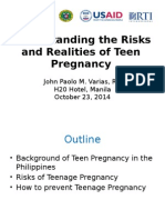 Day 2 Session 9. Understanding The Risks and Realities of Teenage Pregnancy