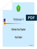 Pertemuan 04 Baru-Estimasi Dua Populasi