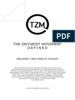 The Zeitgeist Movement Defined 6 by 9