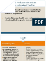 Health Inequalities&Lorenz Curve