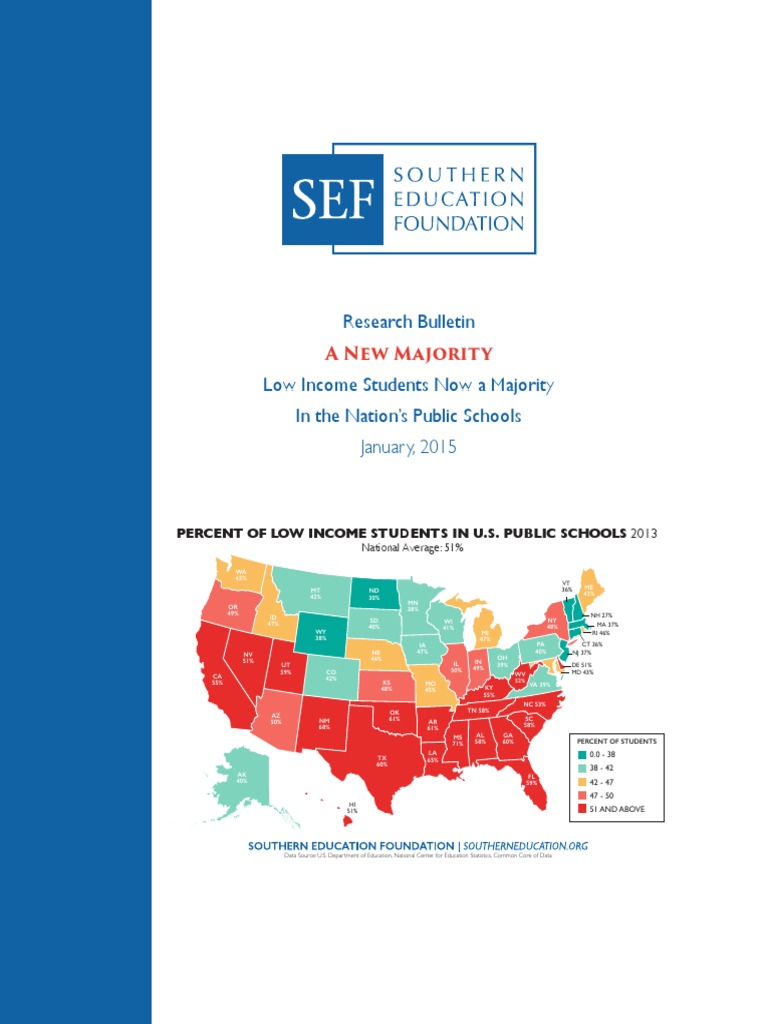 New Research Bulletin Low Income >> Low Income Students Now A Majority In U S Public Schools New Research Bulletin Low Income >> Low Income Students Now A Majority In U S Public Schools