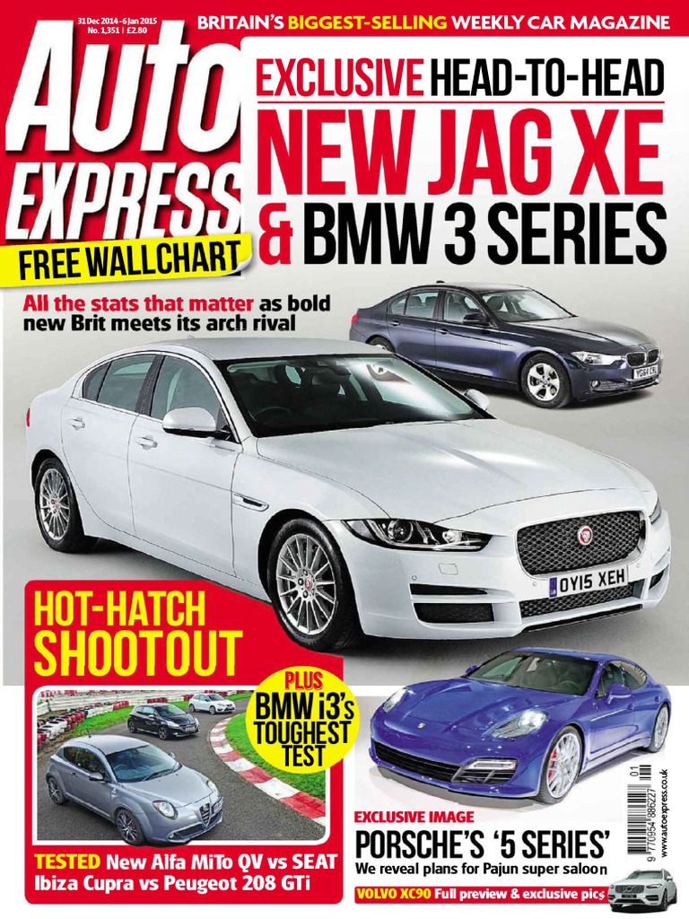 Auto Express Magazine December 31, 2014 UK Automobiles Motor Vehicle