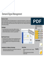 Value Assessment For Demand Signal Management