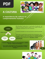 Antes de Mim- A Cultura