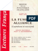 Lectures Francaises - La Funeste Alliance