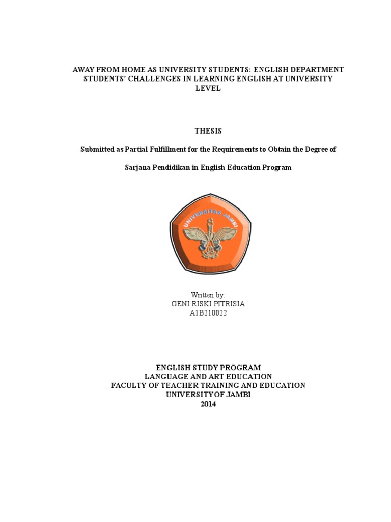 thesis bahasa inggris pdf
