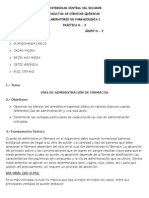 Informe 3 Farmaco 1 (Vias de Administracion)