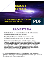 Radiestesia y Radionica.