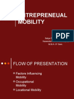 Entrepreneurial Mobility