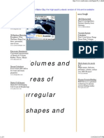 Volumes and Areas of Irregular Shapes